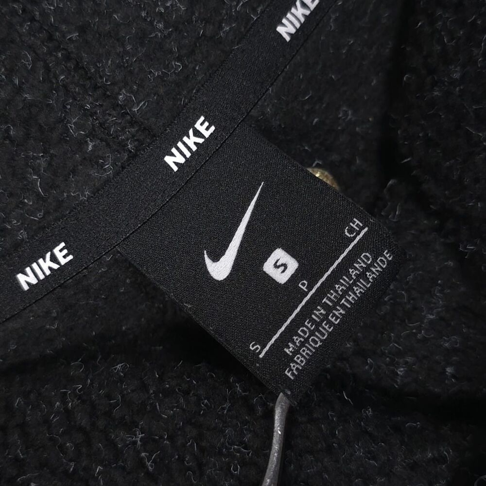 NIKE Women's‎ Sweatshirt SMALL Pullover Hoodie Soft Knit Cowl Neck CU8778-010 - Picture 2 of 11